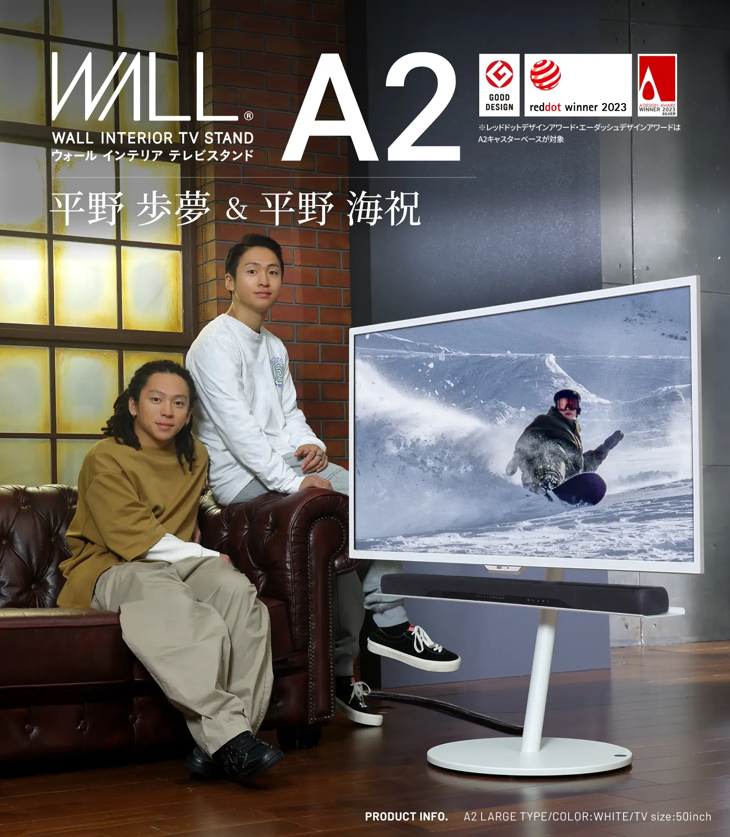 Equals テレビスタンド WALL TV STAND anataIRO - 棚/ラック