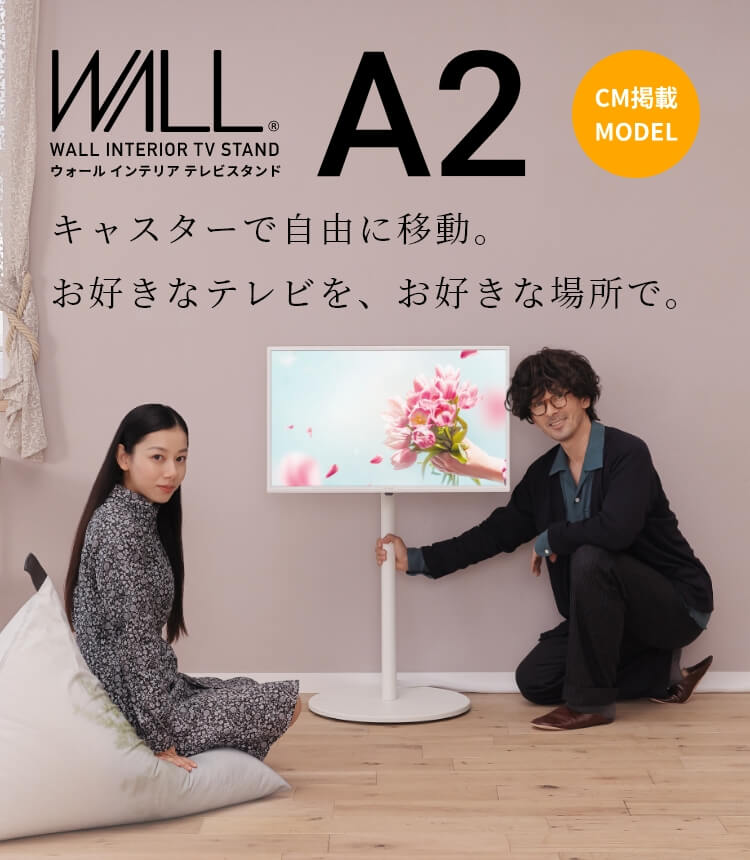 EQUALS イコールズ テレビ台 壁寄せテレビスタンド WALL V2 ロータイプ