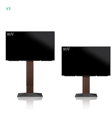 80インチまで対応 （テレビ50kgまで） WALL TV STAND V3