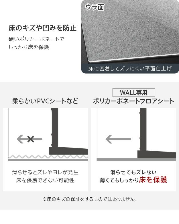 V2ハイタイプ専用ポリカーボネートフロアシート | EQUALS